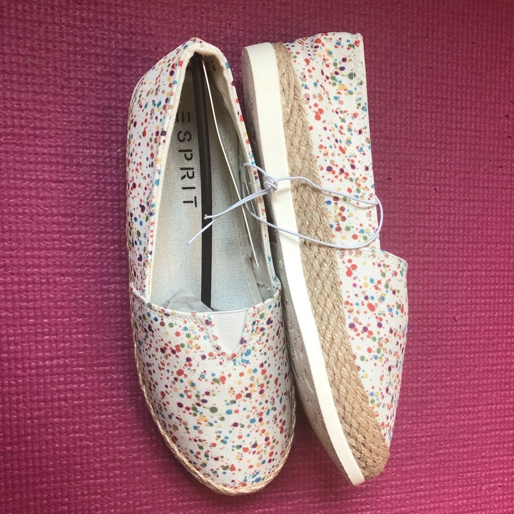 🌸 Esprit Espadrille Style Slip On Sneaker 🌸